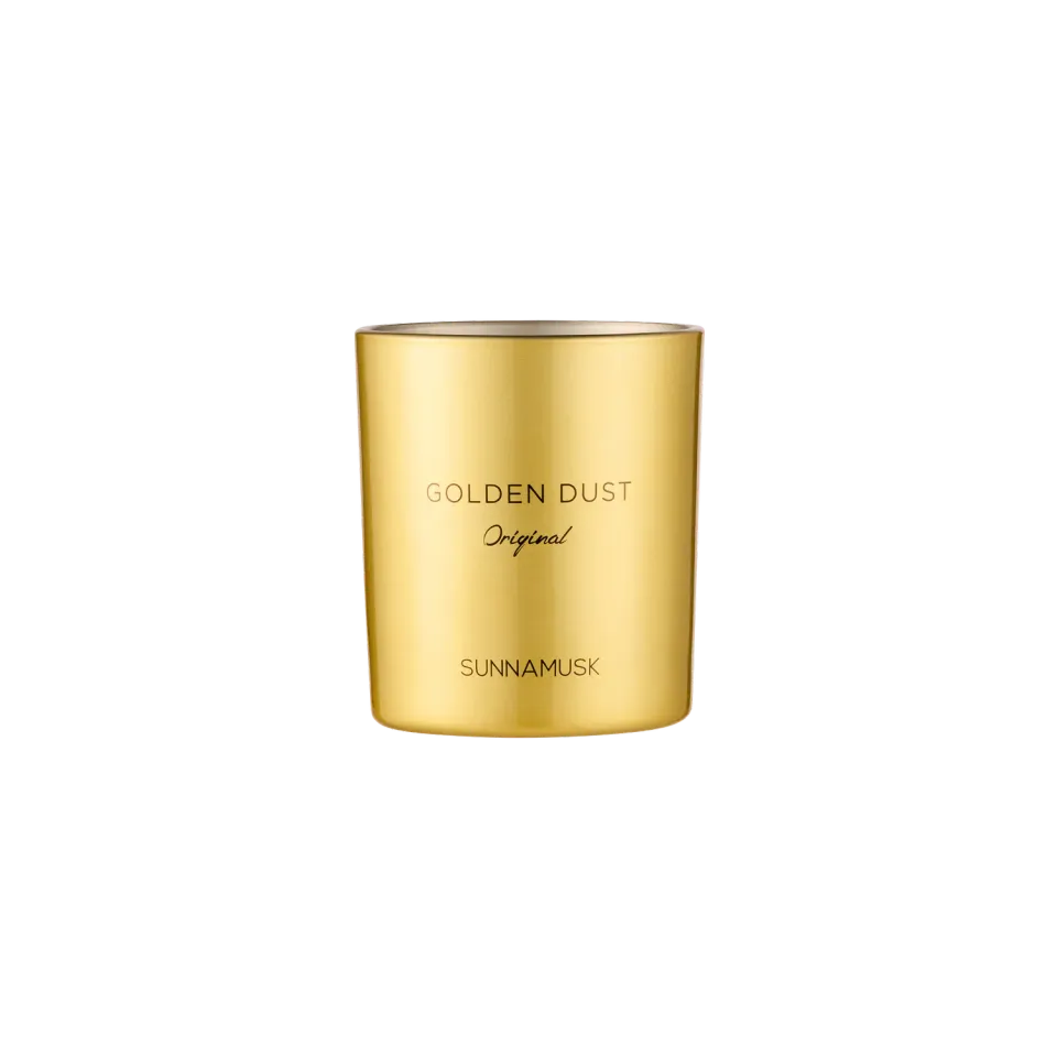 Sunnamusk Golden Dust doftljus 150g vanilj