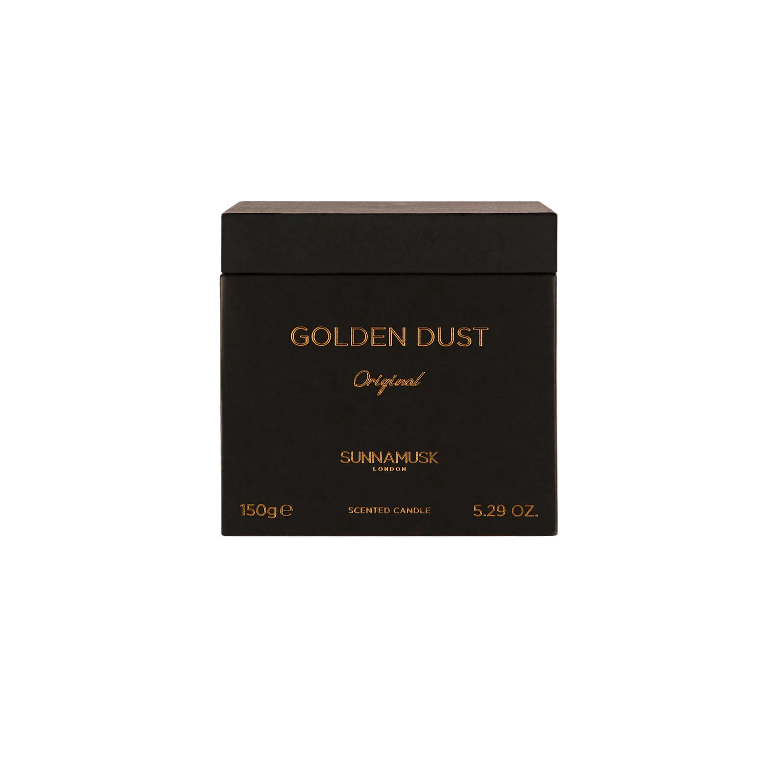 Sunnamusk Golden Dust doftljus 150g vanilj