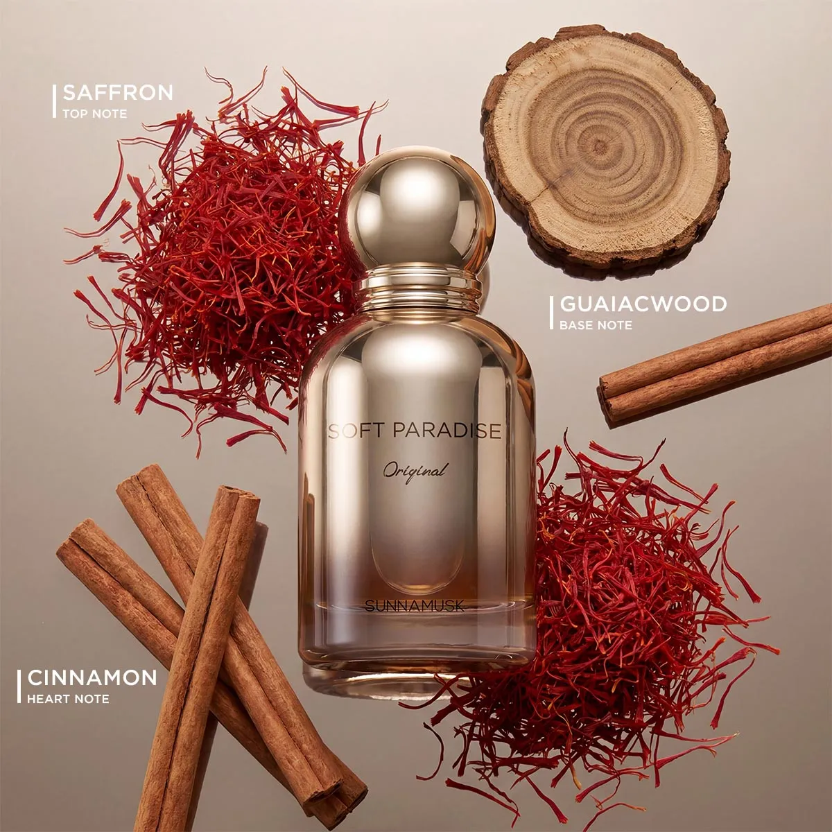 Sunnamusk Soft Paradise eau de parfum 50ml kanel