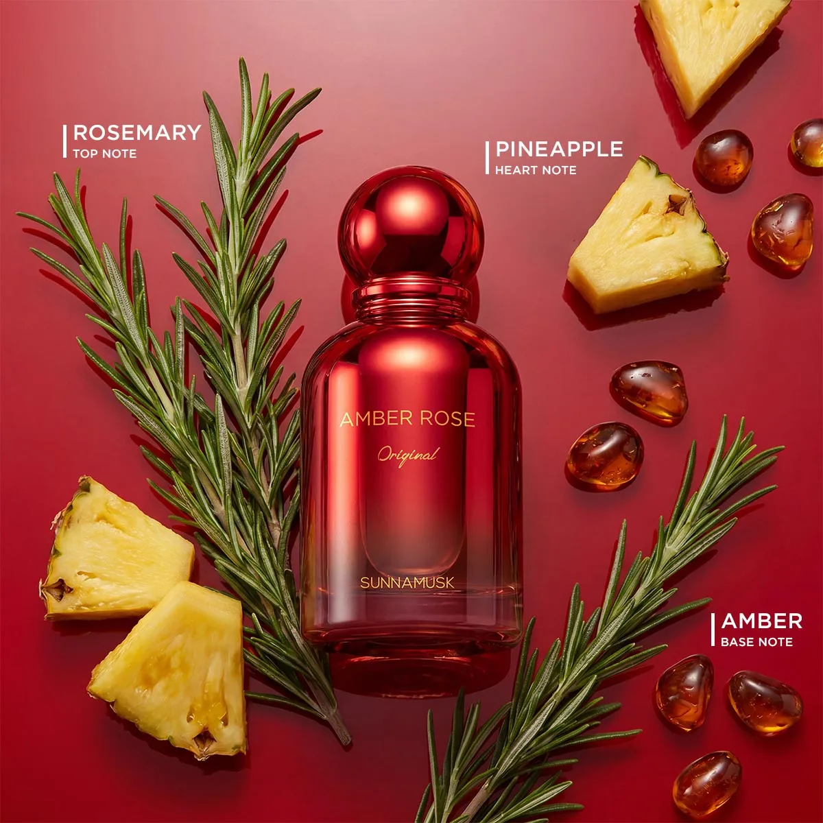 Sunnamusk Amber Rose parfym 50ml amber