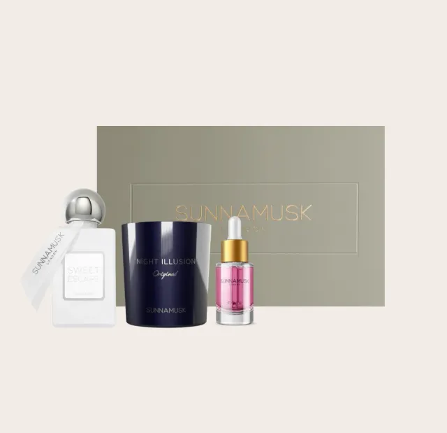 Sunnamusk Sweet Escape present-set 50ml EDP varm