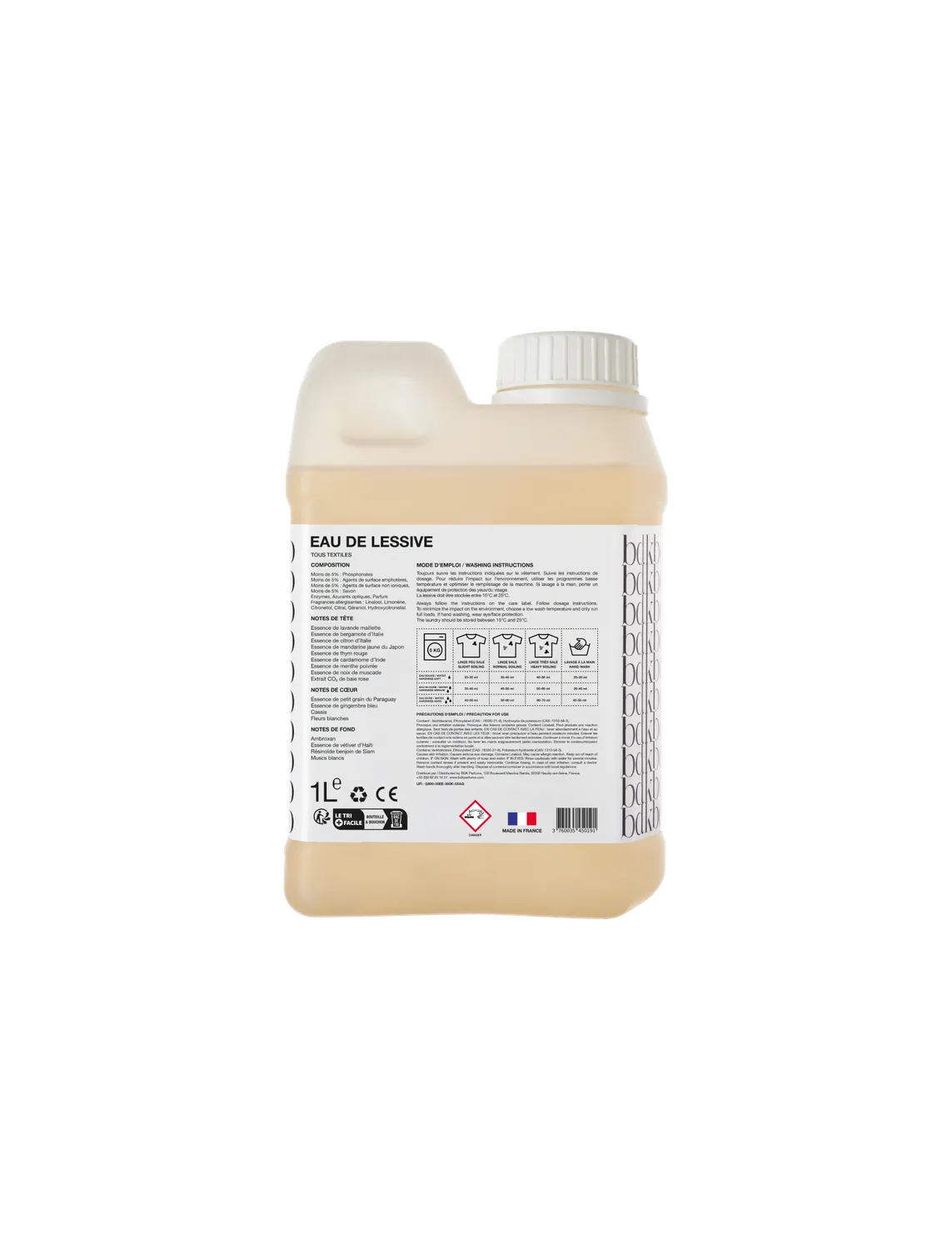 BDK Eau de Lessive tvättparfym 1L fräsch tvättdoft
