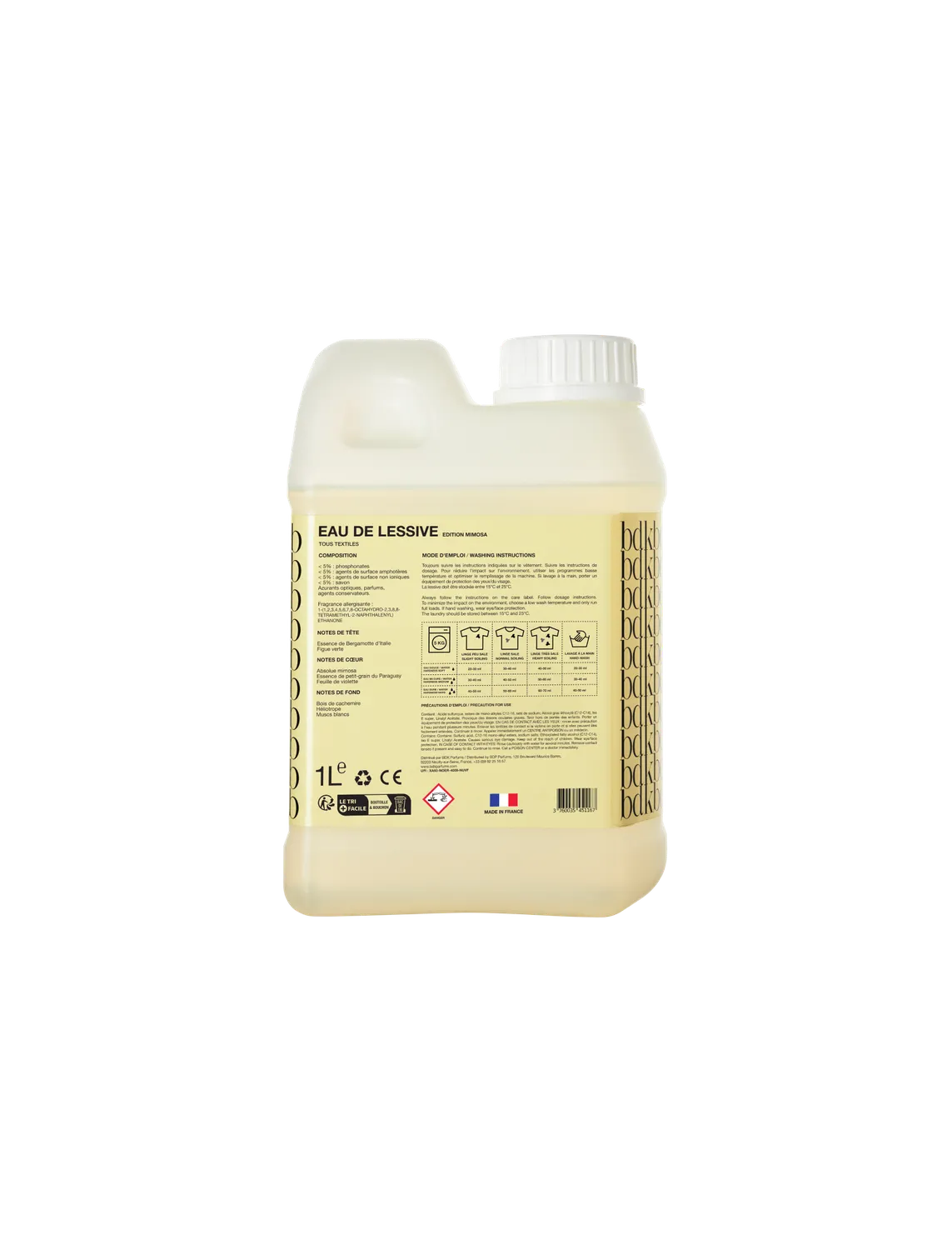 BDK Eau de Lessive Mimosa tvättparfym 1 L blommig