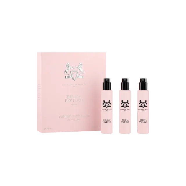 Parfums de Marly Delina Exclusif Refill Set parfym 3x10ml ros
