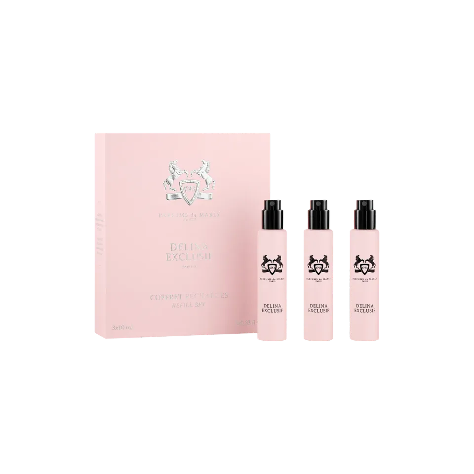 Parfums de Marly Delina Exclusif Refill Set parfym 3x10ml ros