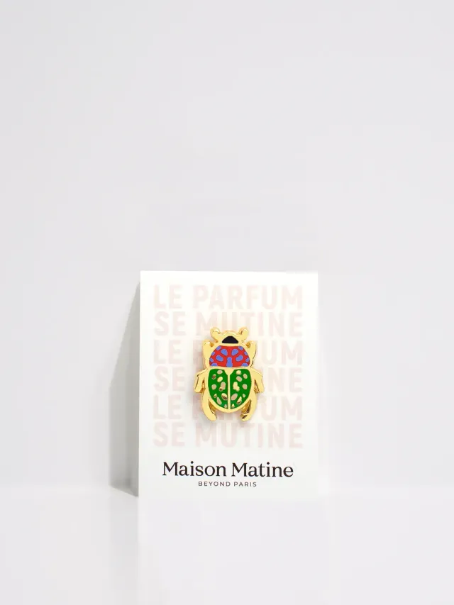Maison Matine Beetle pin 7 mm lyckobringare