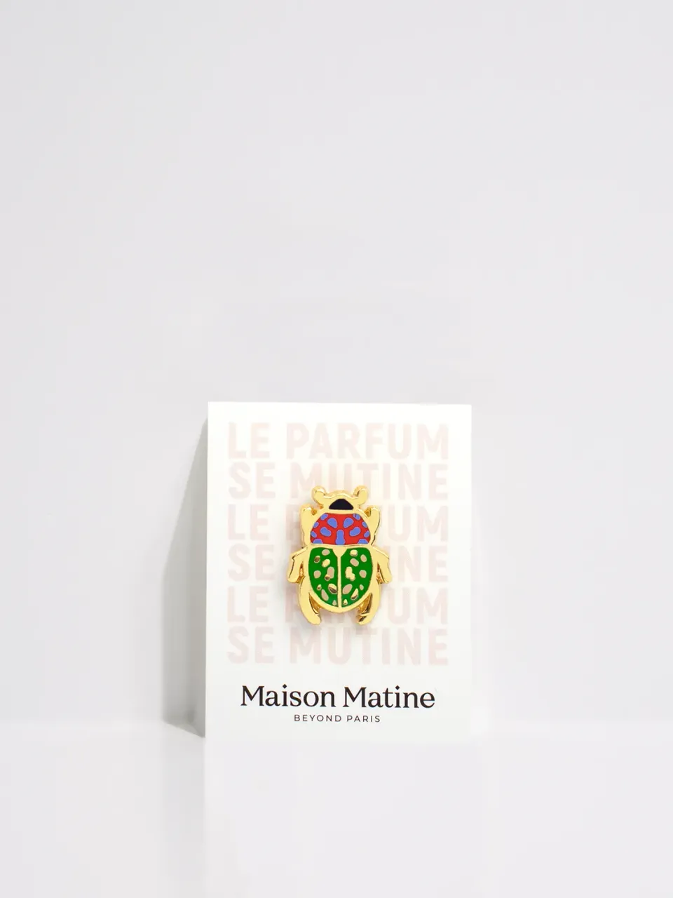 Maison Matine Beetle pin 7 mm lyckobringare