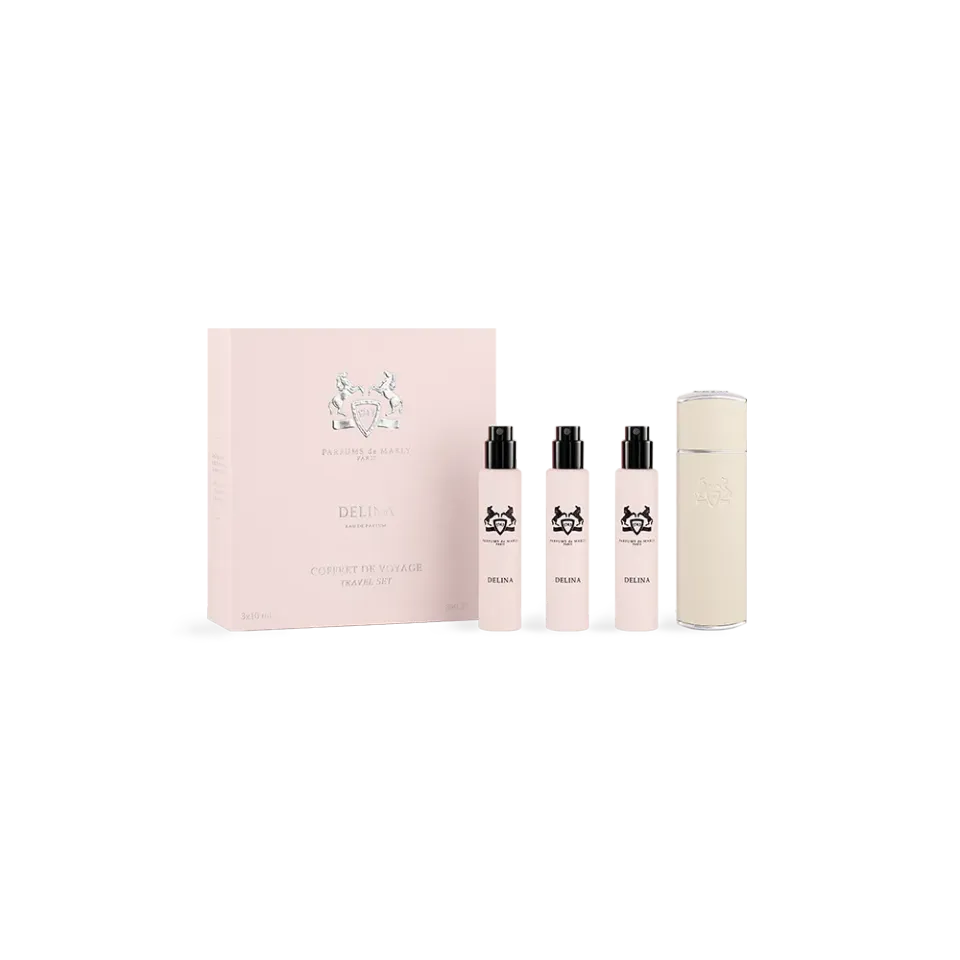 Parfums de Marly Delina parfymset 3x10ml ros