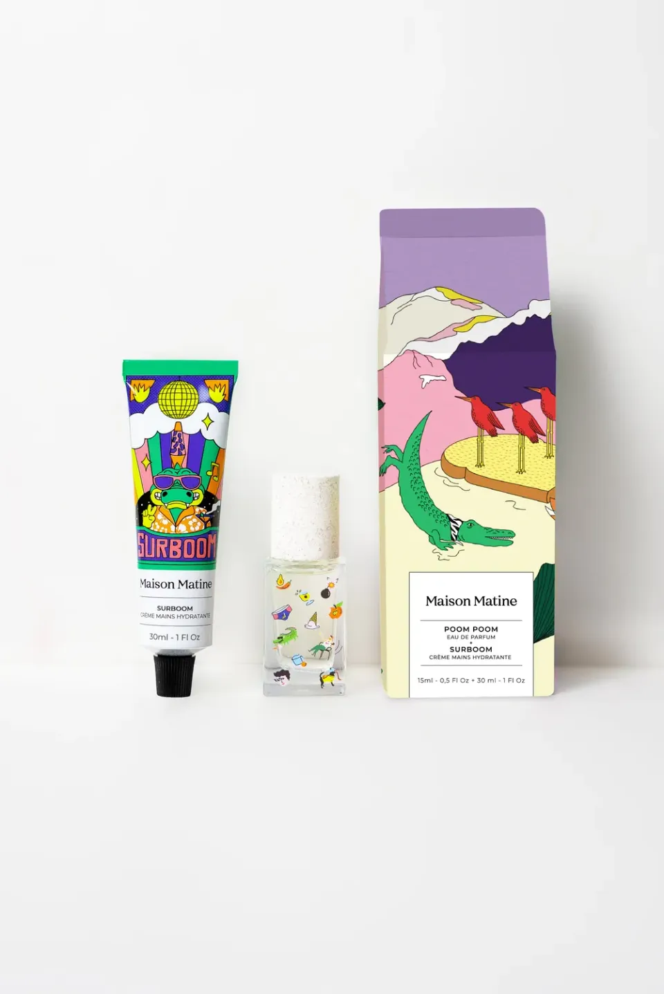 Maison Matine Poom Poom presentbox parfym 15 ml + kräm