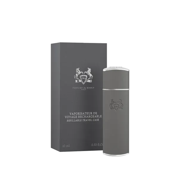 Parfums de Marly Travel Case parfymatomizer grå 10 ml påfyllbar