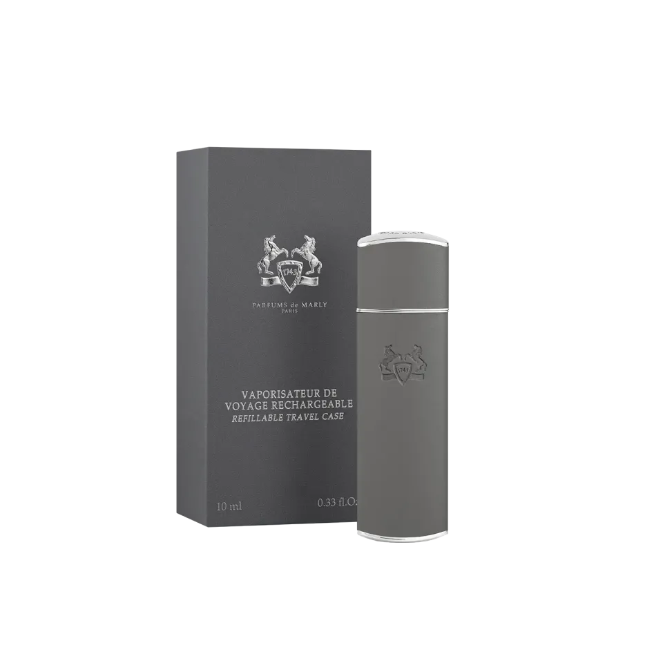 Parfums de Marly Travel Case parfymatomizer grå 10 ml påfyllbar