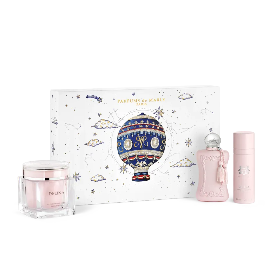 Parfums de Marly Delina presentask parfym 75ml+75ml+200ml ros