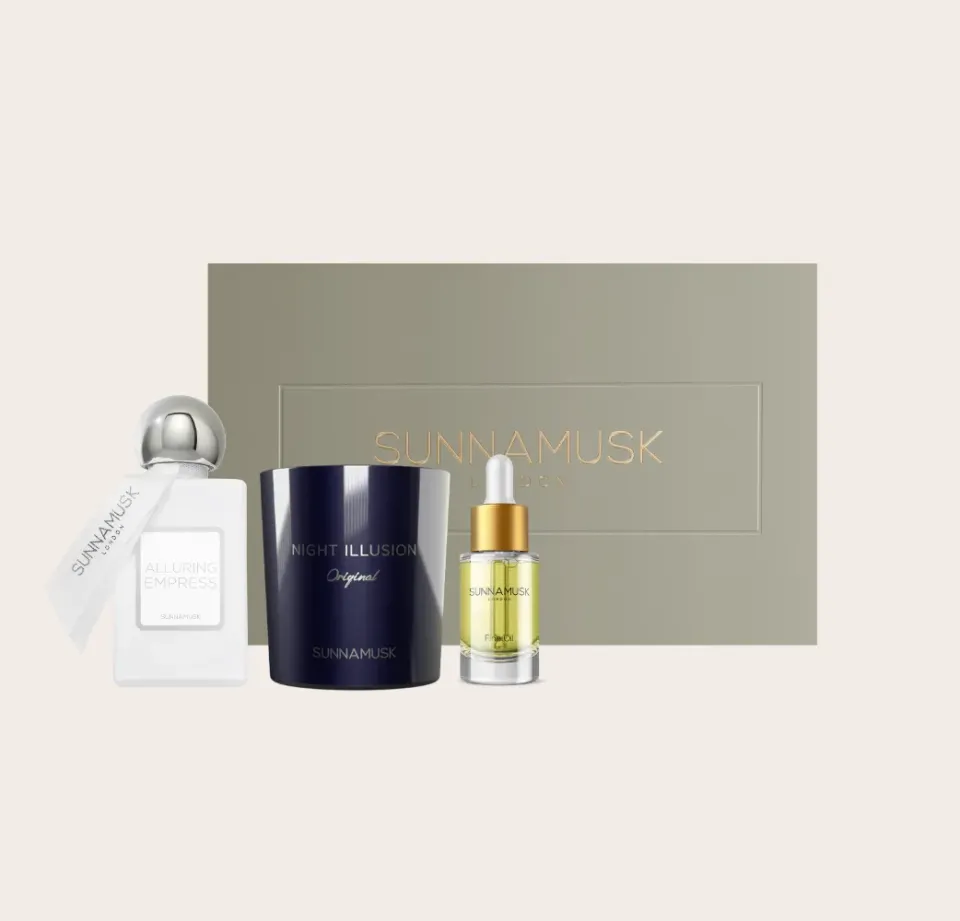 Sunnamusk Alluring Empress presentset parfym 3-delar jasmin