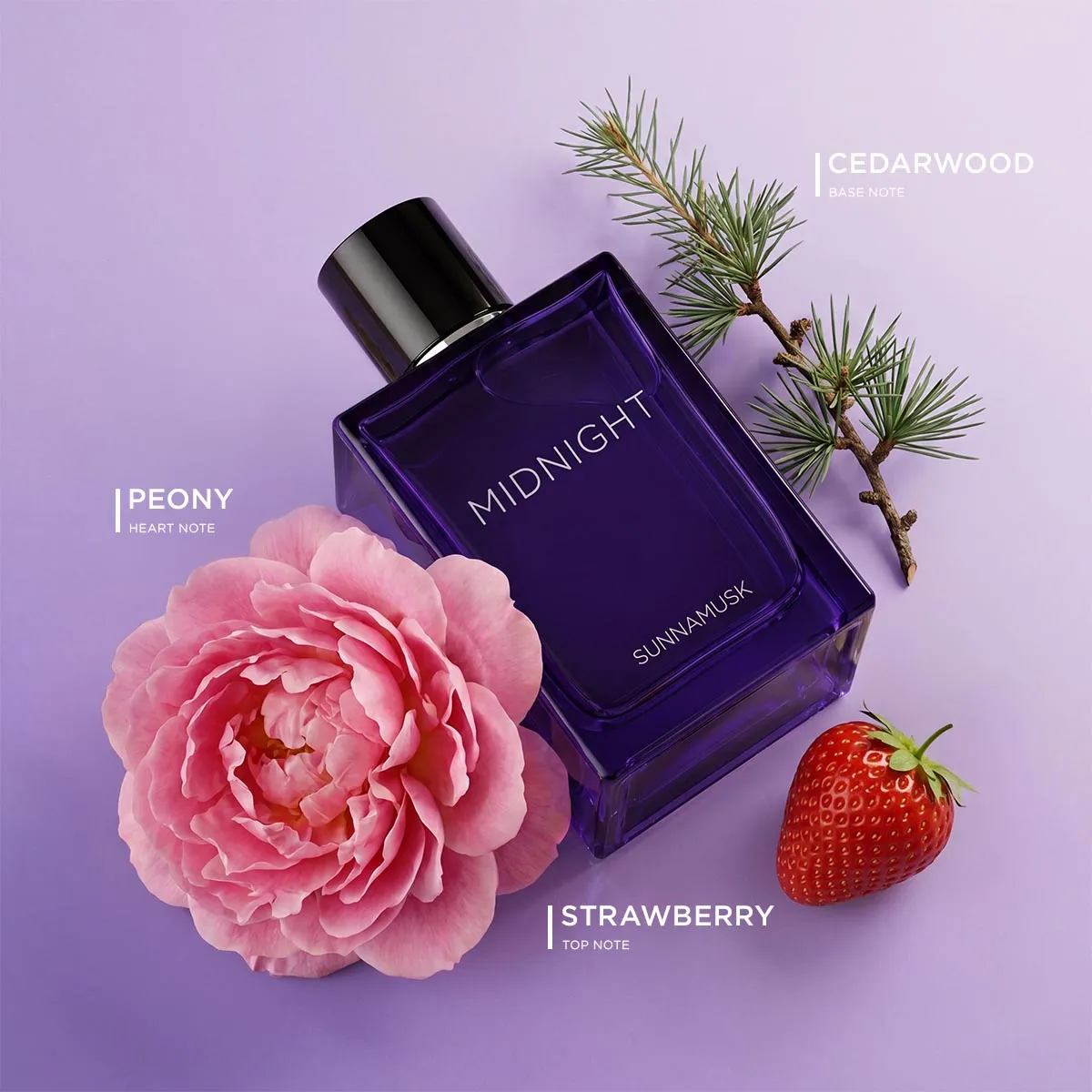 Sunnamusk Midnight parfym 100ml EDP fruktig blom