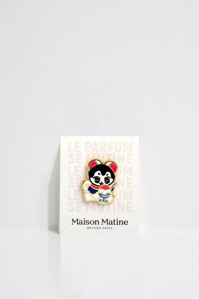 Maison Matine Pin's Chat pin katt 7 mm