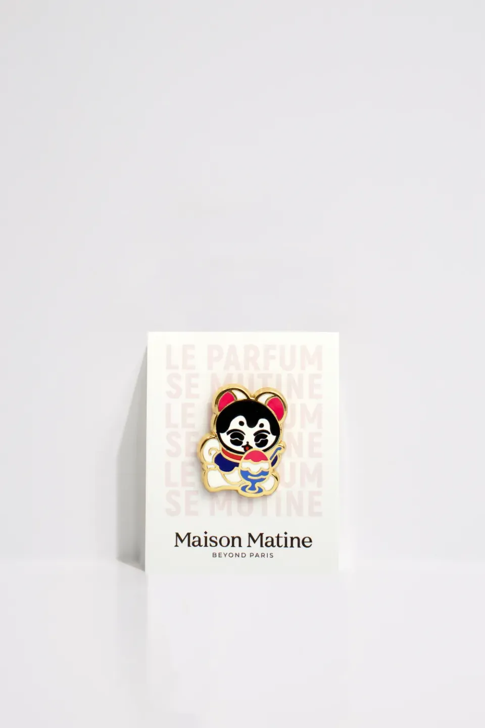 Maison Matine Pin's Chat pin katt 7 mm