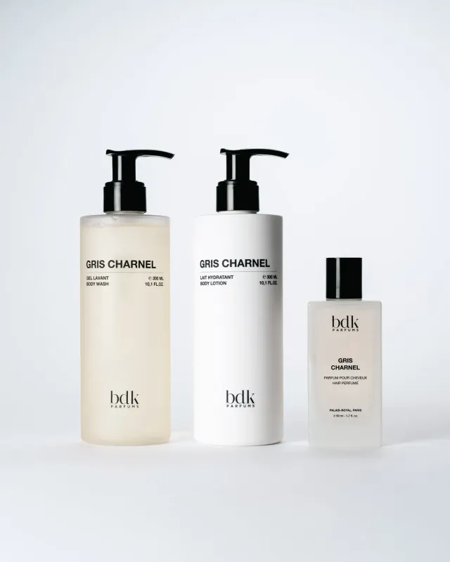 BDK Gris Charnel kroppsset duschgel lotion hårparfym