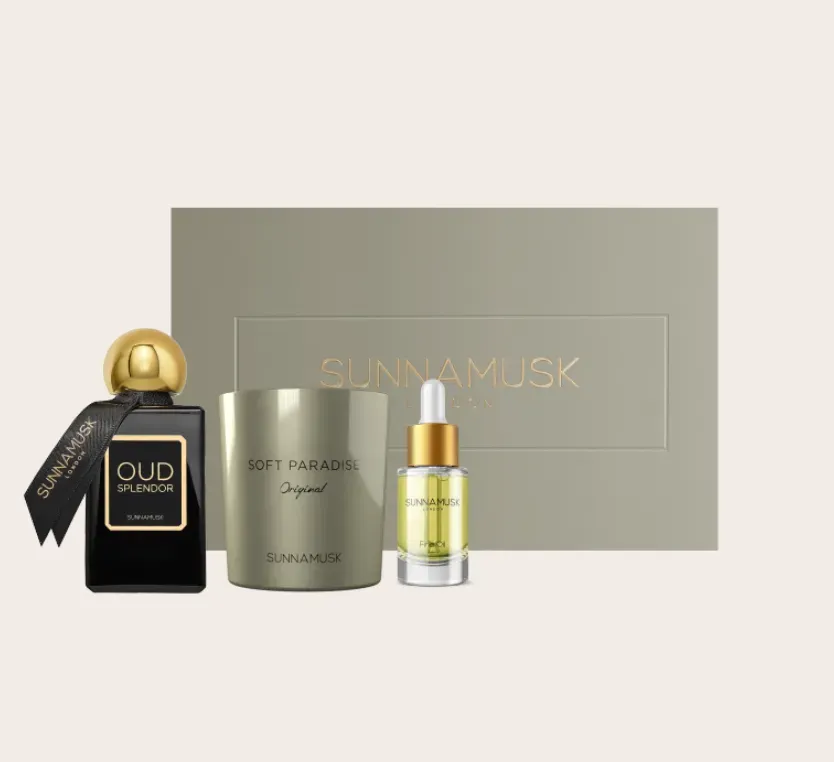Sunnamusk Oud Splendor present-set EDP kryddig oud