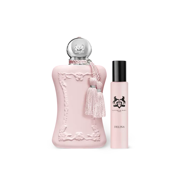 Parfums de Marly Delina Travel Duo parfym 75ml+10ml dam ros