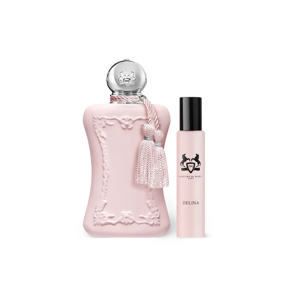 Parfums de Marly Delina Travel Duo parfym 75ml+10ml dam ros