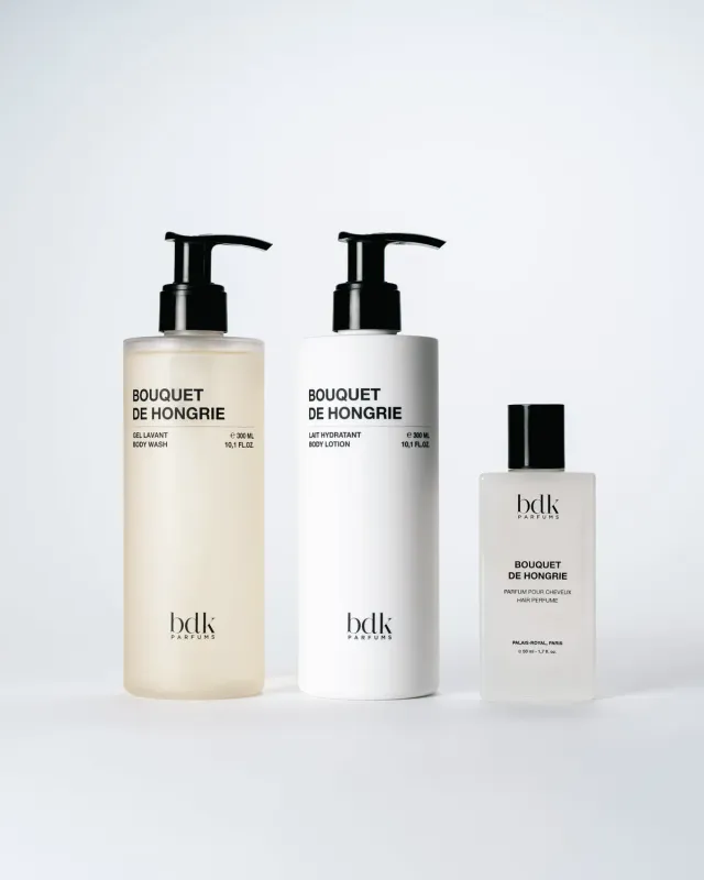 BDK Bouquet de Hongrie Bodycare kroppsvårdsset 3-delar blommig